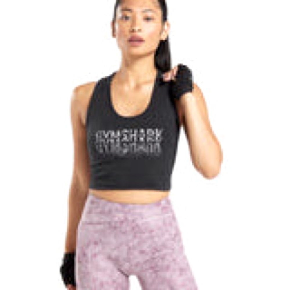 Gymshark Crop Logo Tank